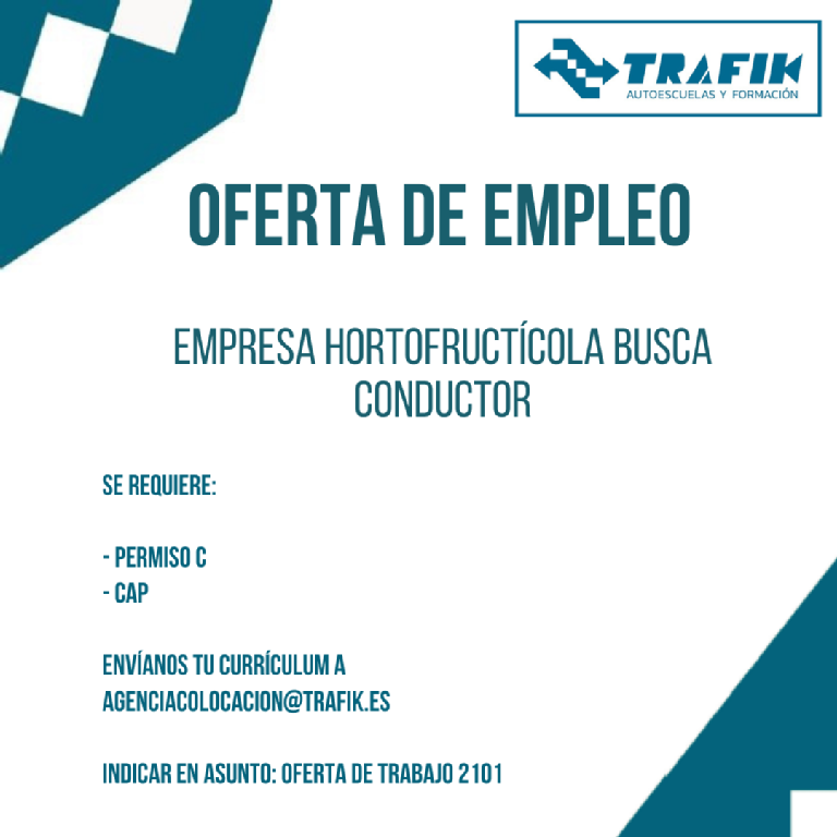 OFERTA DE EMPLEO Nº 2101